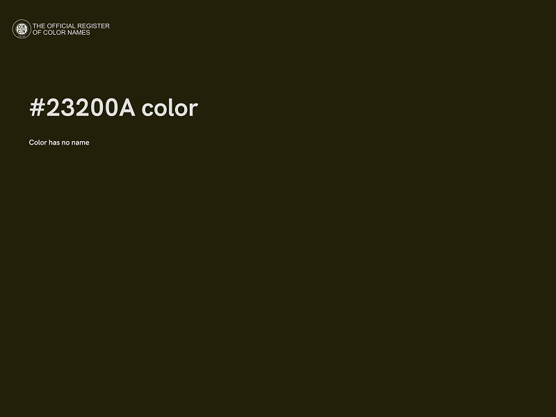 #23200A color image