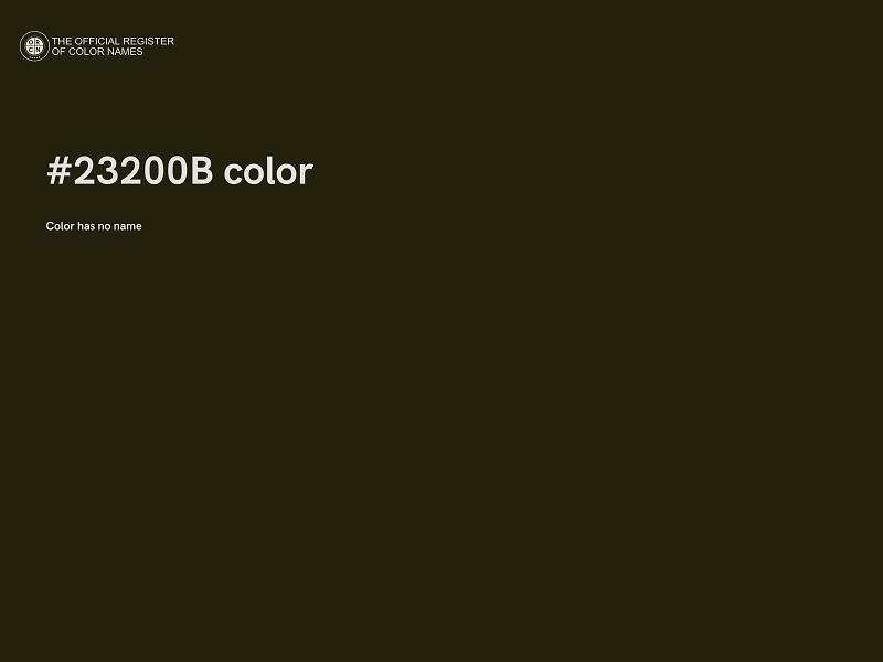 #23200B color image