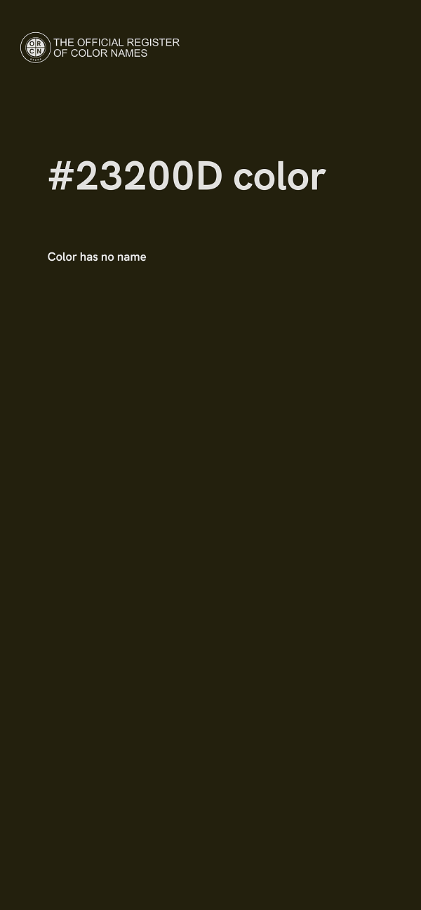 #23200D color image