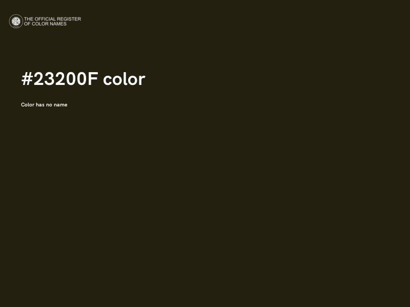 #23200F color image