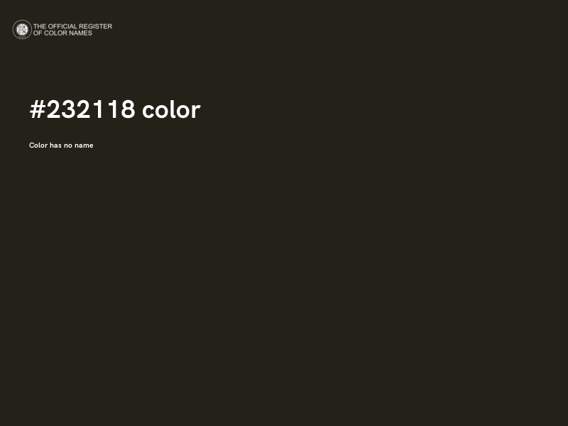 #232118 color image
