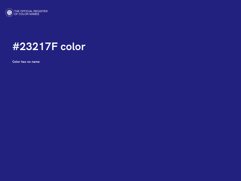 #23217F color image
