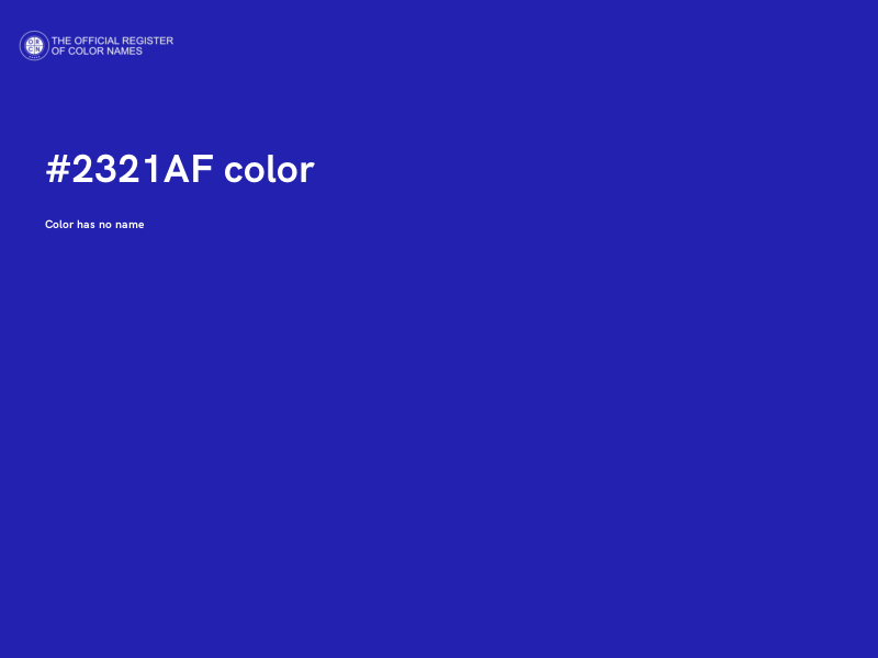 #2321AF color image