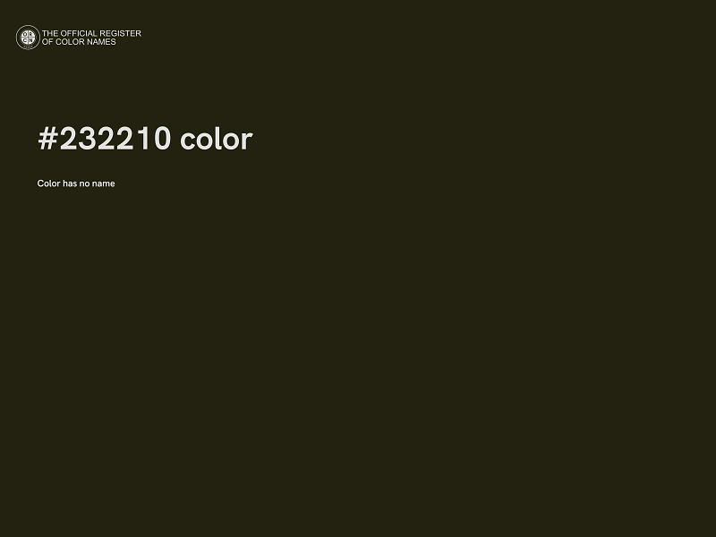 #232210 color image