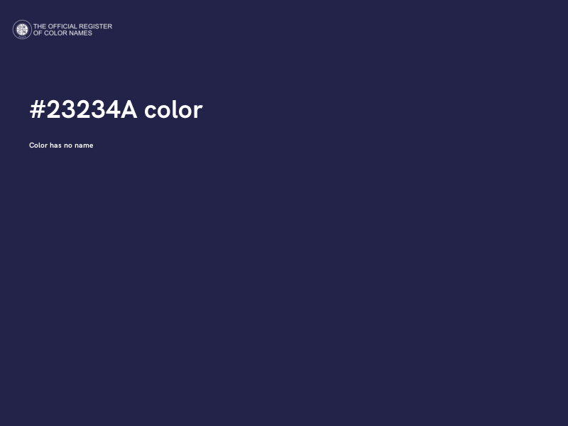 #23234A color image