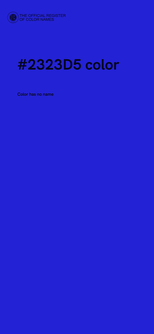 #2323D5 color image