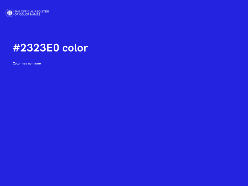 #2323E0 color image