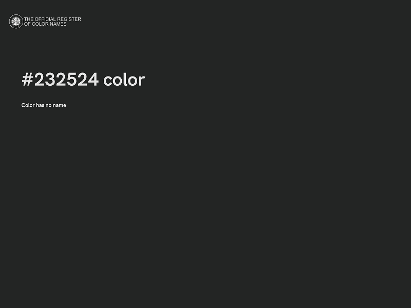 #232524 color image