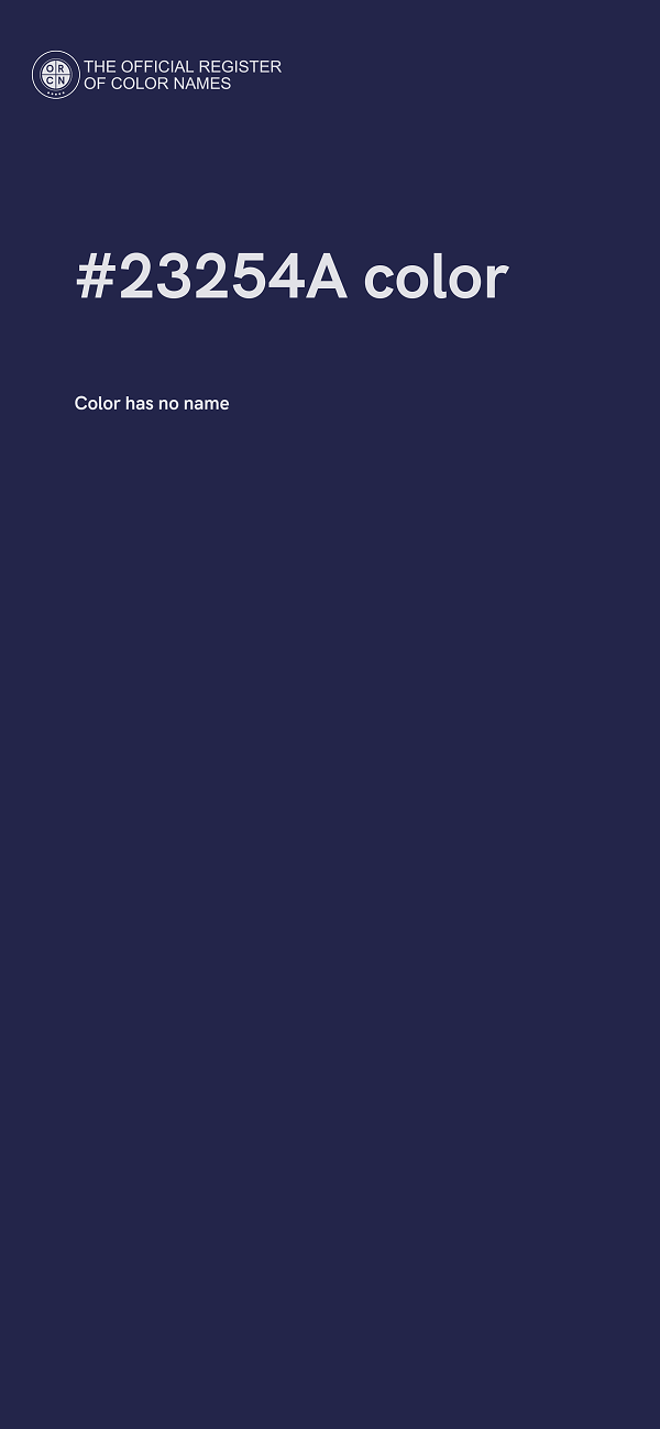 #23254A color image