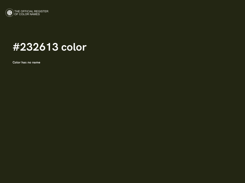 #232613 color image