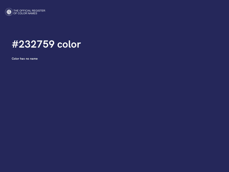 #232759 color image