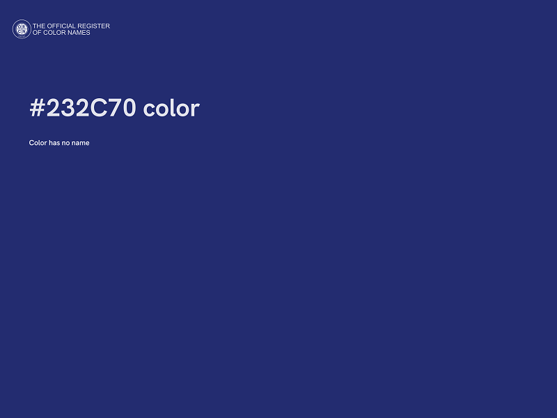 #232C70 color image