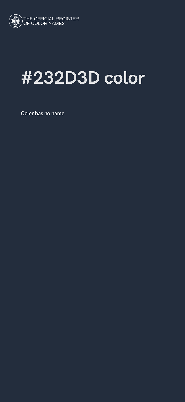 #232D3D color image
