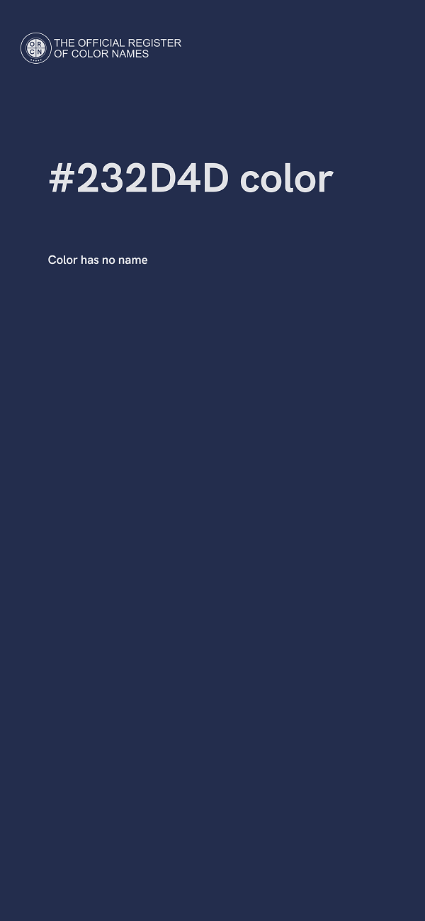#232D4D color image