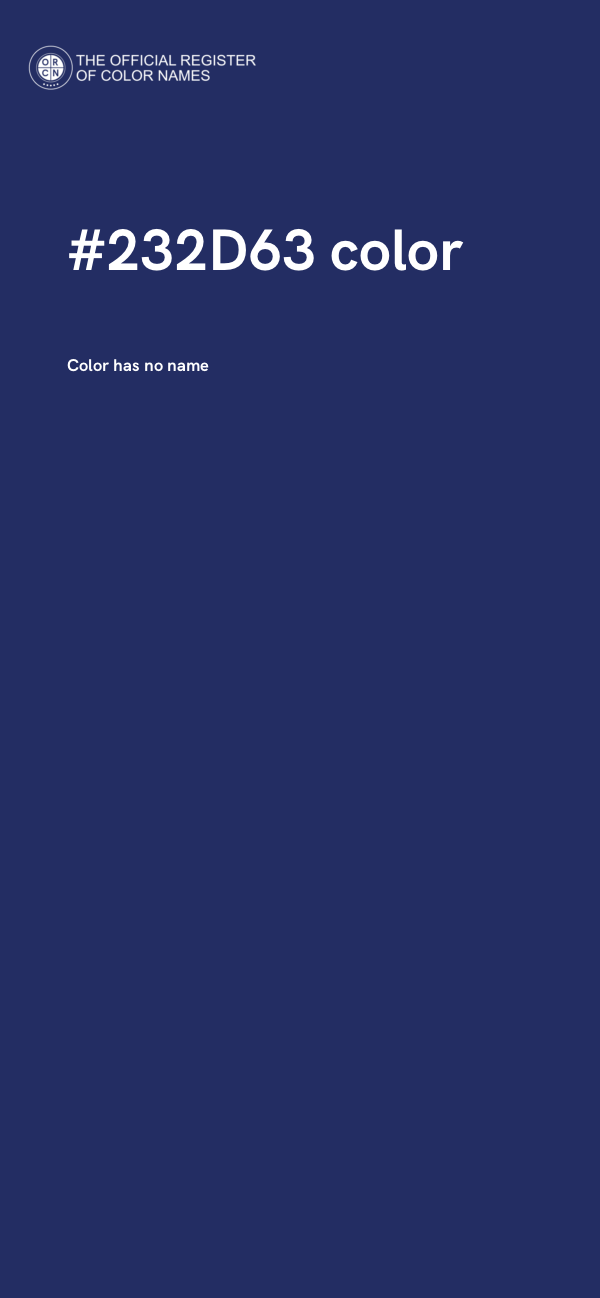 #232D63 color image