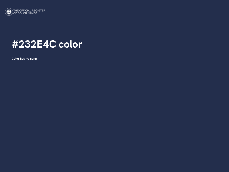 #232E4C color image