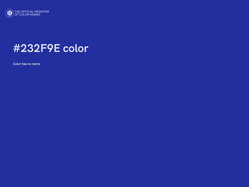 #232F9E color image