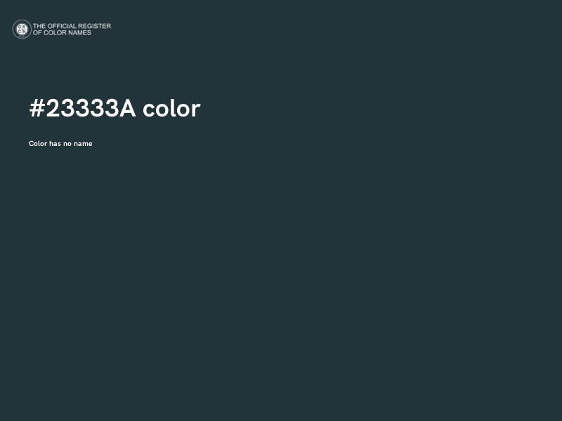 #23333A color image