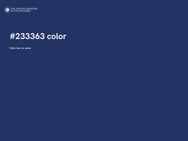 #233363 color image