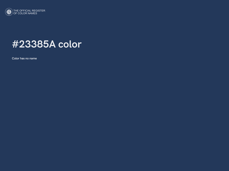 #23385A color image