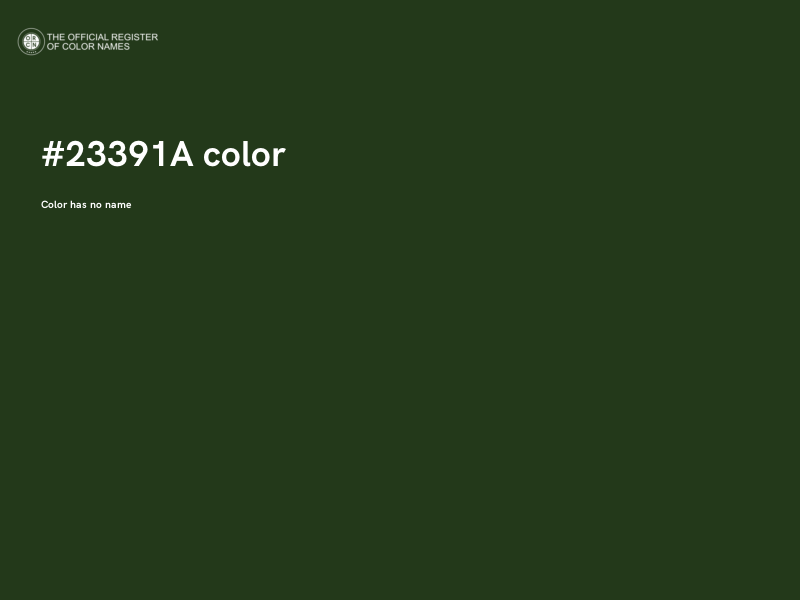 #23391A color image