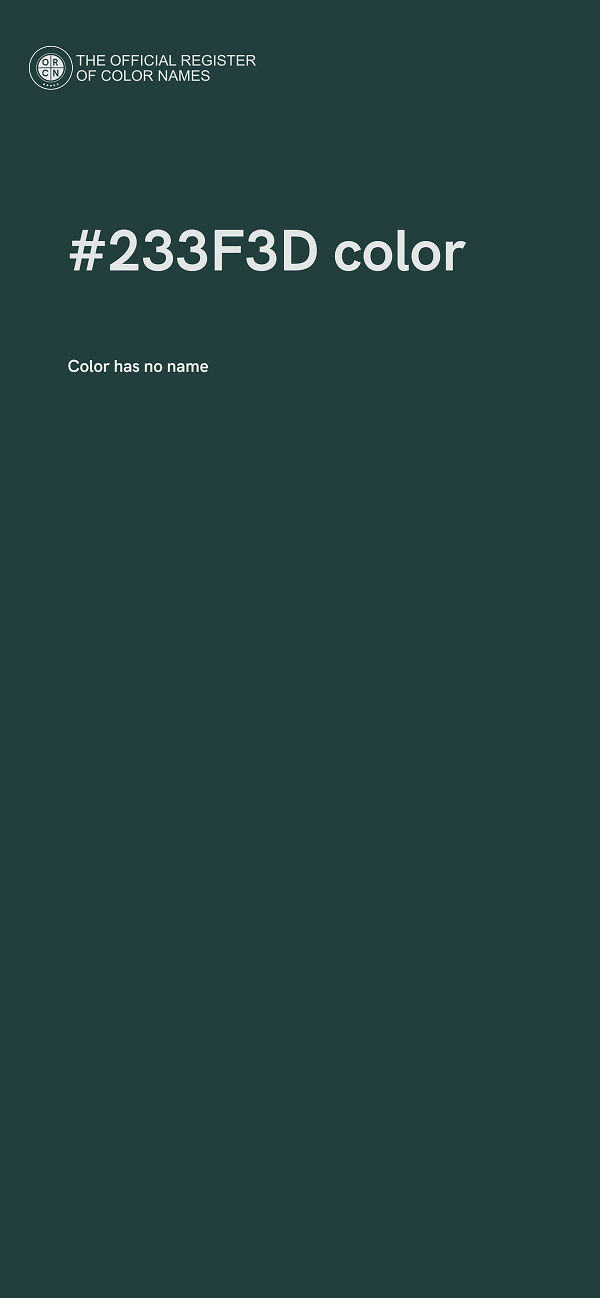 #233F3D color image