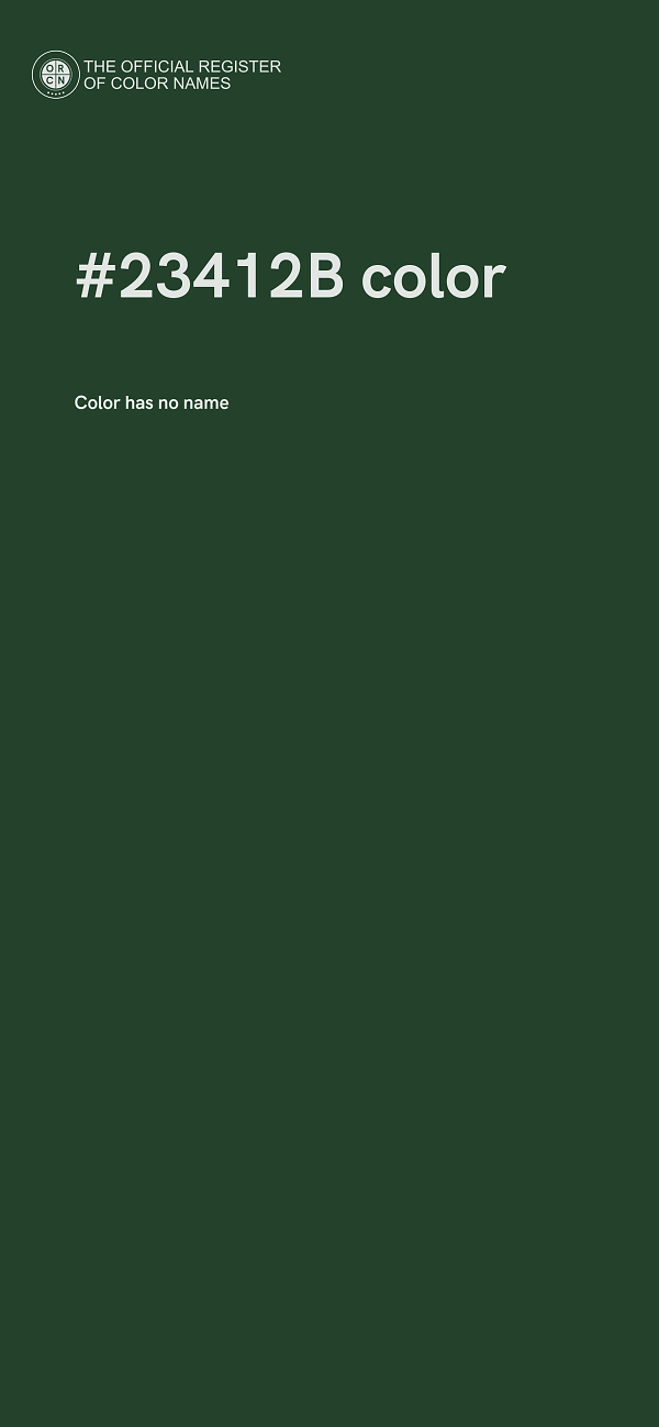 #23412B color image