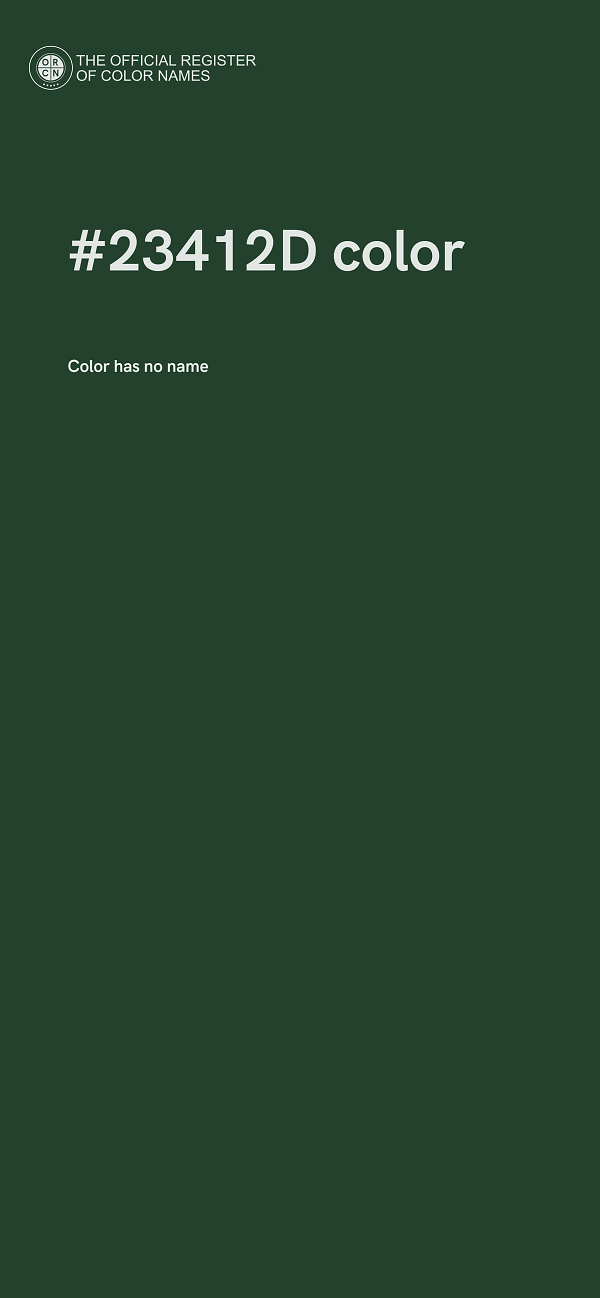 #23412D color image