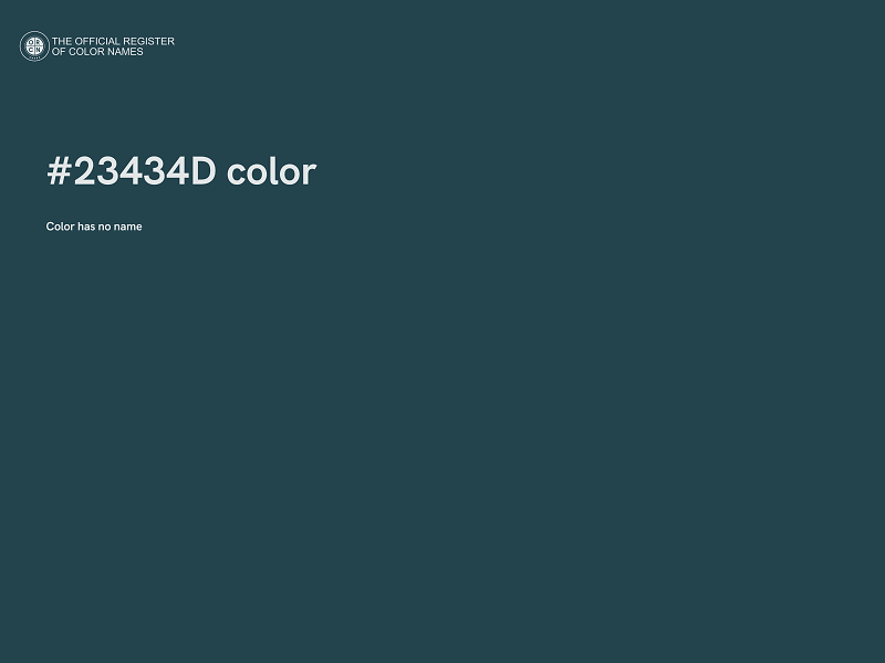 #23434D color image