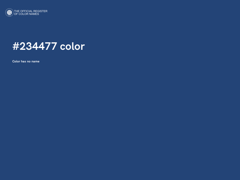 #234477 color image