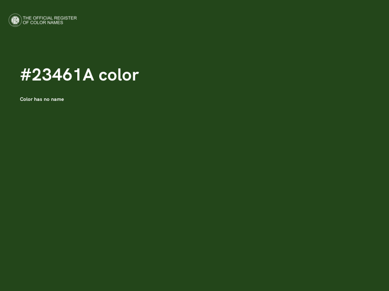 #23461A color image