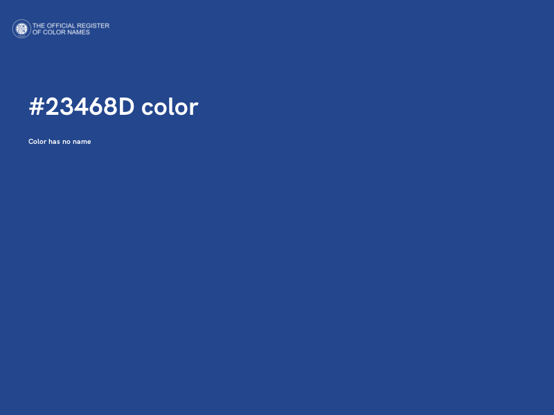 #23468D color image