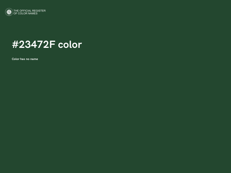 #23472F color image
