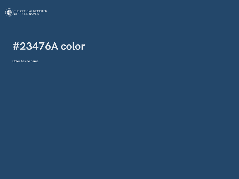 #23476A color image