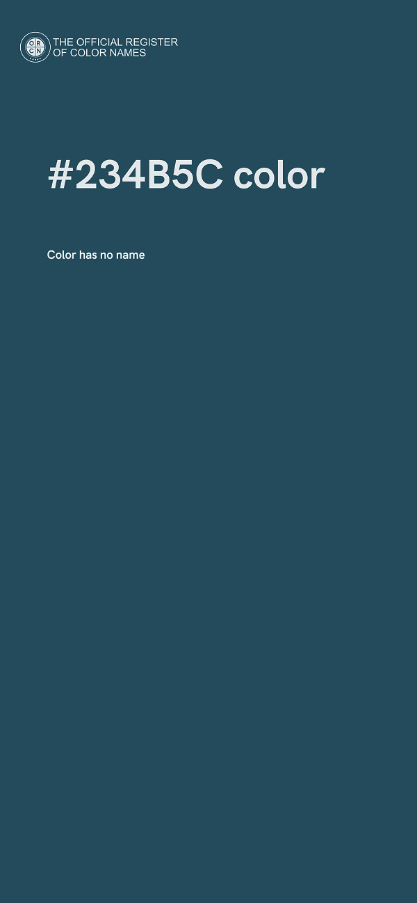 #234B5C color image