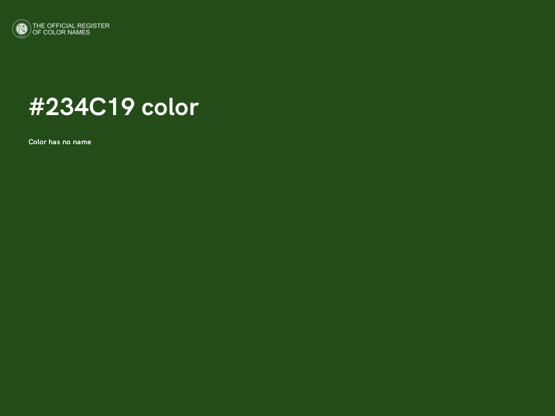 #234C19 color image