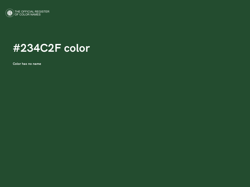 #234C2F color image
