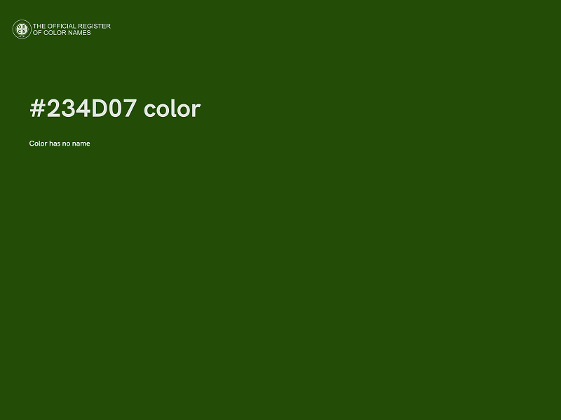 #234D07 color image