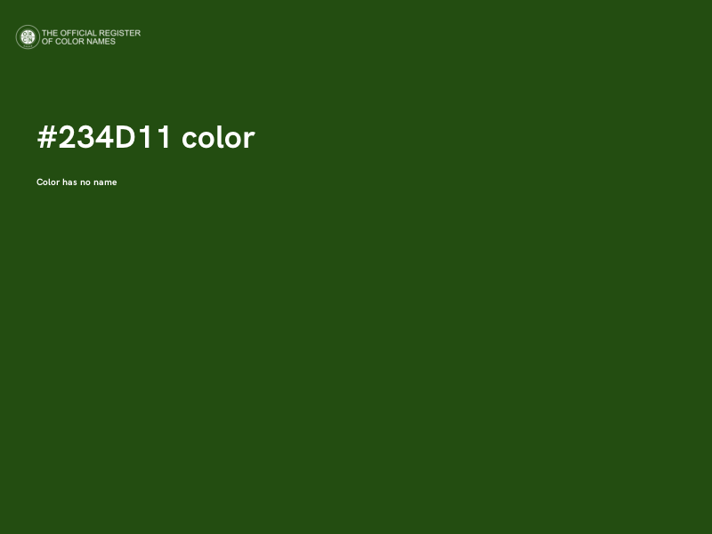 #234D11 color image
