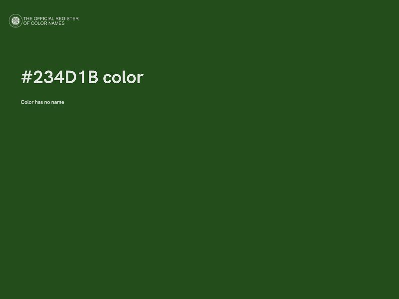 #234D1B color image