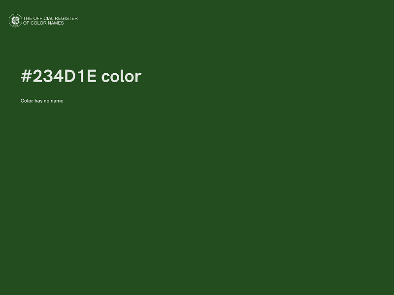 #234D1E color image