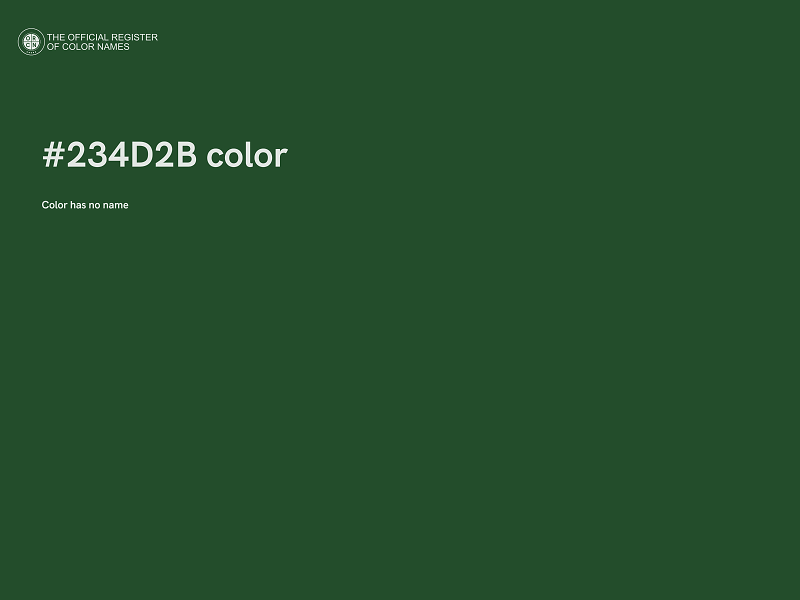 #234D2B color image