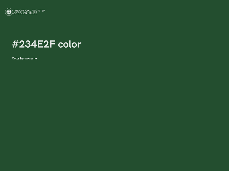 #234E2F color image