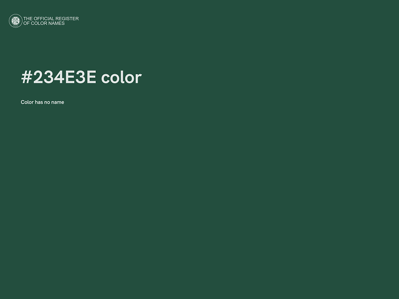 #234E3E color image