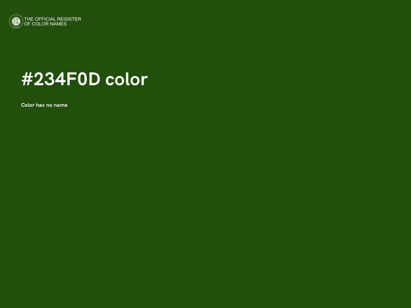 #234F0D color image