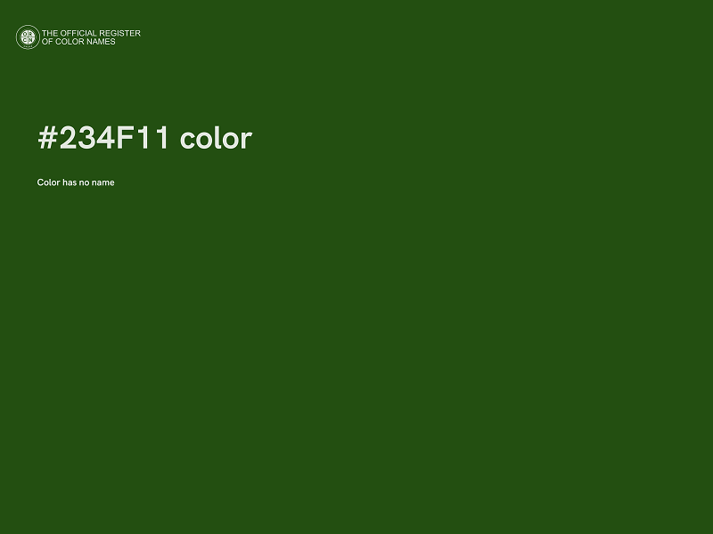 #234F11 color image