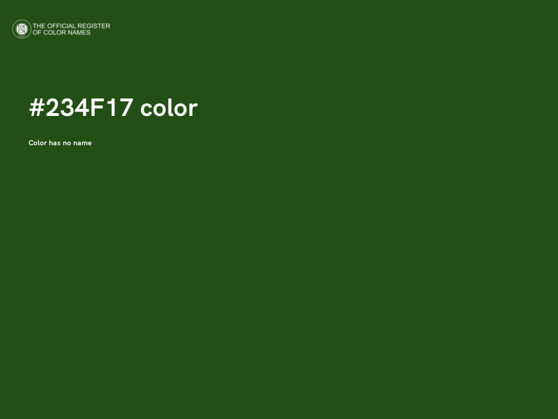 #234F17 color image