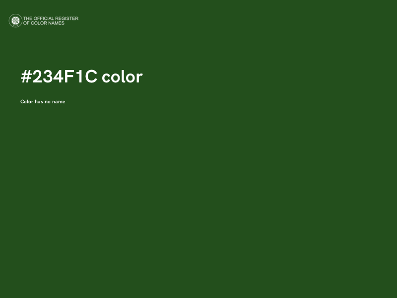 #234F1C color image