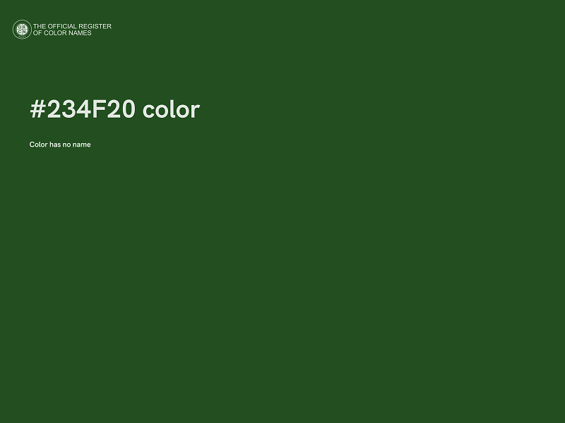 #234F20 color image