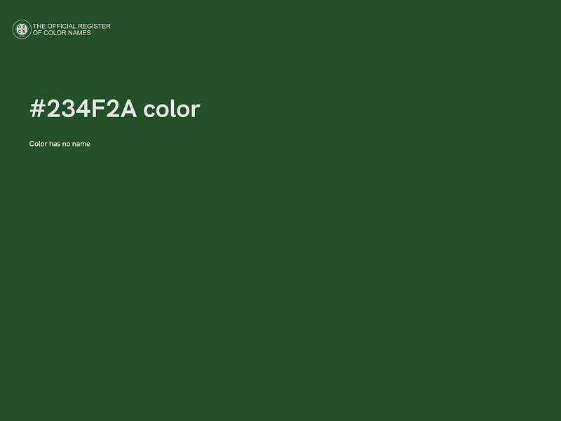 #234F2A color image